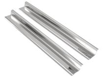 2-Piece Stainless Steel Entry Guard Set for 2007-2018 JK Wrangler w/ 2 Doors RT Off Road
