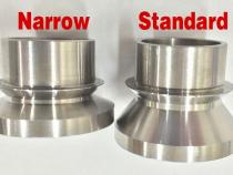Short 7/8 Inch High Misalignment Spacers SS 3/4 Inch Pair  Artec Industries