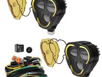 KC Flex Era 3 LED 3.5 Inch SAE Fog 2- Light Master Kit KC HiLiTES