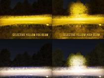 LED Light Bar Lens Flex Era 3 SAE Amber KC HiLiTES