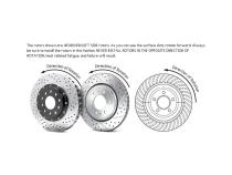 6T Brake System Front 07-25 Jeep Wrangler JK/JL And 20-25 Gladiator JT W/OE Spindles And Hubs Red Baer Brakes
