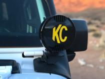 Cover 6 Inch Slimlite Black Each KC HiLiTES