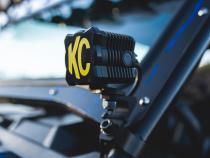 Head Light Cover Flex Era 1 Black Each KC HiLiTES