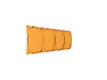 Head Light Cover Shield Flex Era Bar 10 Inch Amber Each KC HiLiTES