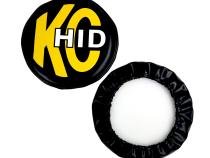 Head Light Cover 8 Inch KC Vinyl HID Black/Yellow Pair KC HiLiTES