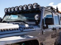 KC Pro6 Gravity LED 50 Inch Straight Light Bar 8 Light Combo System Universal KC HiLiTES