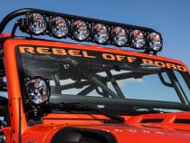 KC Pro6 Gravity LED 50 Inch Straight Light Bar 8 Light Combo System Universal KC HiLiTES