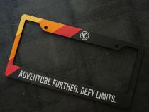 KC Adventure Further License Plate Frame KC HiLiTES