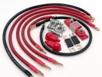 Jeep CJ Battery Cable Kit 1/0 Gauge Battery Cable AMC V8 Big7Kits