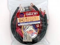 1997-2002 Jeep Wrangler TJ / LJ Battery Cable Kit 2.5 Liter 4 Gauge Battery Cable w/Black Red/Spyder Wrap Big7Kits