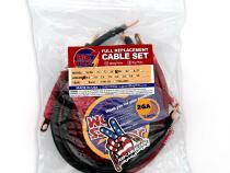1999-2005 Jeep Grand Cherokee WJ Battery Cable Kit V8 4 Gauge Battery Cable w/Black Red/Spyder Wrap Big7Kits