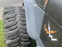 Jeep Tube Fenders Negative Flare Bare Steel For 76-87 Jeep CJ7 81-85 Jeep Scrambler Wizard Works Offroad