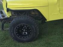 Jeep Tube Fenders Negative Flare Bare Steel For 76-87 Jeep CJ7 81-85 Jeep Scrambler Wizard Works Offroad