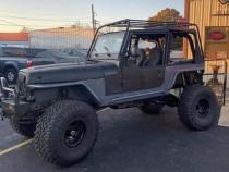 Jeep Rock Sliders Bare Steel For 76-87 Jeep CJ7 Wizard Works Offroad