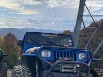 Jeep Stubby Bumper with Grill Hoop Bare Steel For 76-87 Jeep CJ7 81-85 Jeep Scrambler Wizard Works Offroad