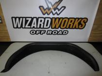 Jeep Rear Tube Flares Bare Steel For 76-87 Jeep CJ7 Wizard Works Offroad