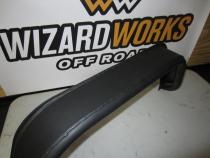 Jeep Rear Tube Flares Bare Steel For 76-87 Jeep CJ7 Wizard Works Offroad