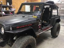 Jeep YJ Tube Fenders with Inners Bare Steel For 87-95 Wrangler YJ Wizard Works Offroad