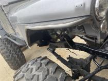 Jeep YJ Tube Fenders Negative Flare Bare Steel For 87-95 Wrangler YJ Wizard Works Offroad