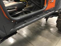 Jeep YJ Rock Sliders Bare Steel For 87-95 Wrangler YJ Wizard Works Offroad