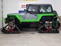 Jeep YJ Rock Sliders Bare Steel For 87-95 Wrangler YJ Wizard Works Offroad