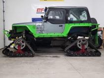 Jeep YJ Rock Sliders Bare Steel For 87-95 Wrangler YJ Wizard Works Offroad