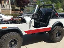 Jeep YJ Rock Sliders No Tubing Bare Steel For 87-95 Wrangler YJ Wizard Works Offroad
