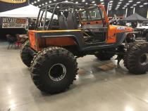 Jeep YJ Comp Cut Rear Armor w/ Tube Flares Bare Steel For 87-95 Wrangler YJ Wizard Works Offroad