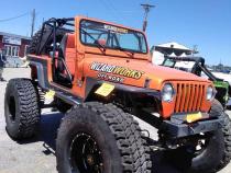 Jeep YJ Stubby Front Bumper Bare Steel For 87-95 Wrangler YJ Wizard Works Offroad