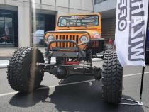 Jeep YJ Stubby Bumper with Grill Hoop Bare Steel For 87-95 Wrangler YJ Wizard Works Offroad