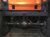 Jeep YJ Rear Bumper Bare Steel For 87-95 Wrangler YJ Wizard Works Offroad