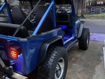 Jeep YJ Rear Tube Flares Bare Steel For 87-95 Wrangler YJ Wizard Works Offroad
