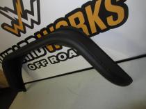 Jeep YJ Rear Tube Flares Bare Steel For 87-95 Wrangler YJ Wizard Works Offroad