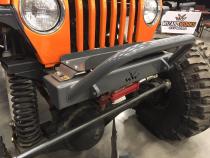 Jeep Winch Mount Bare Steel For Wrangler TJ/YJ Bare Steel Wizard Works Offroad