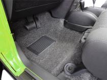 Guardian Comfort Jeep Liner Grey 07-10 Jeep Wrangler 2 Door Front Husky Liners